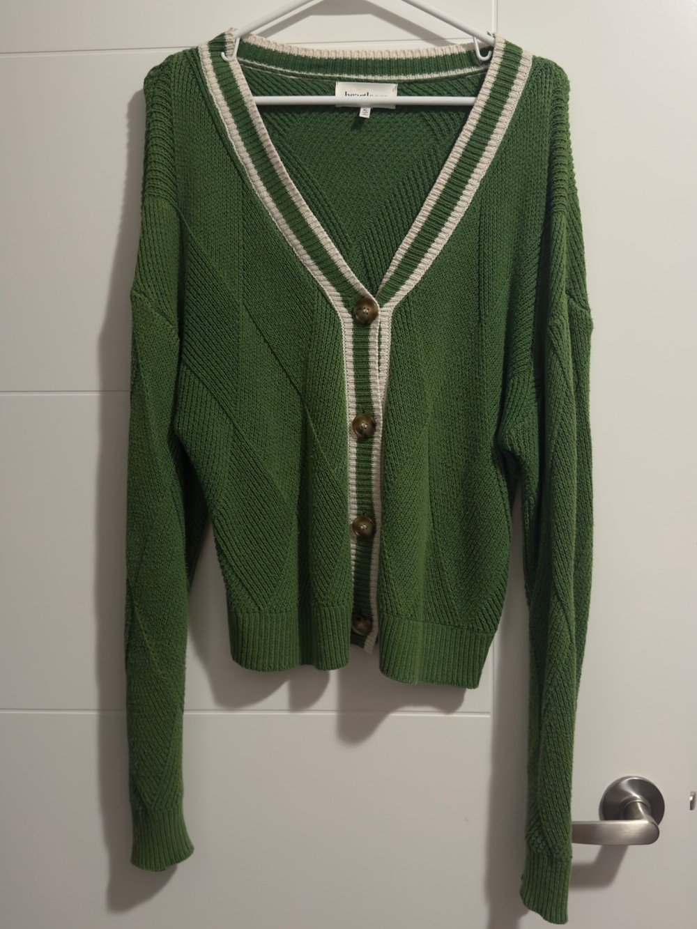 Heartloom XL V-Neck Button Front Women's Cardigan Sweater